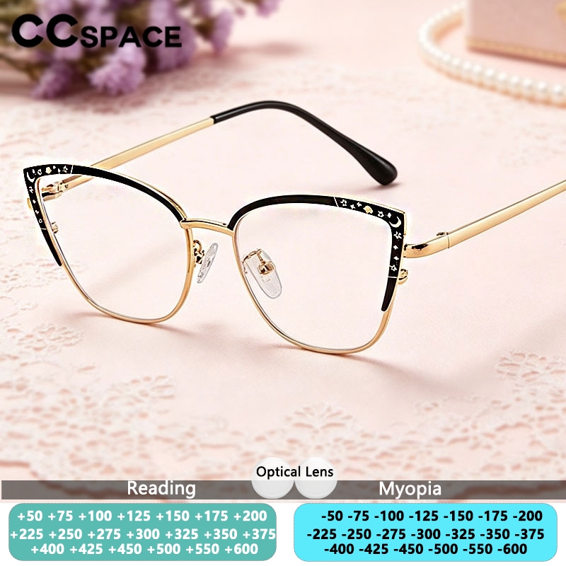 Metal Photo Panel - New Cat Eye Reading Glasses Women