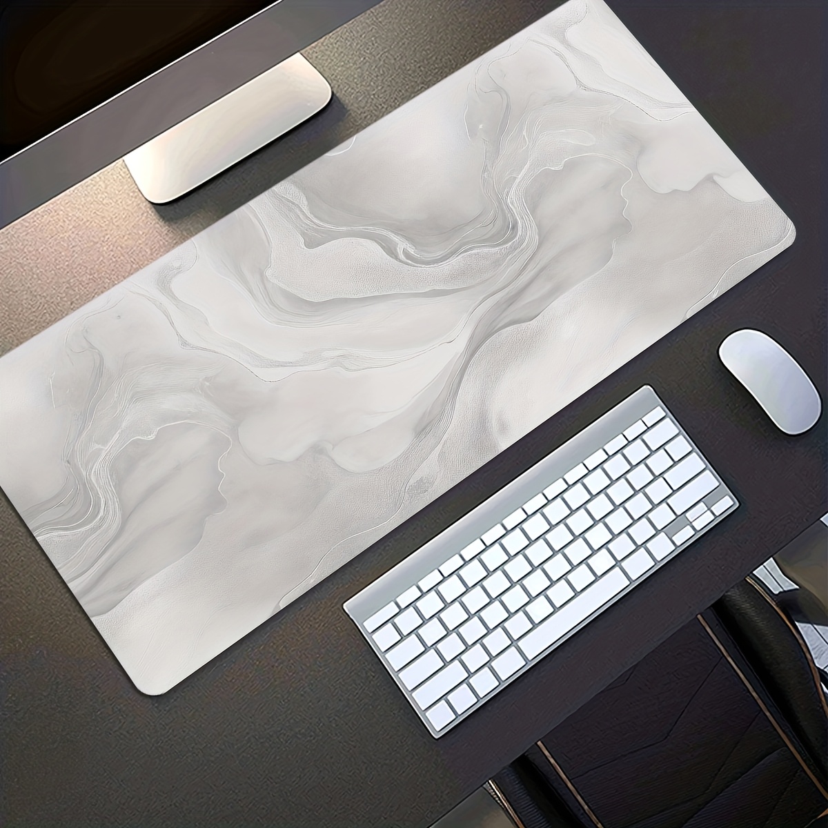 Mouse Pad Blank Sublimation - A Large Faux Marble White And