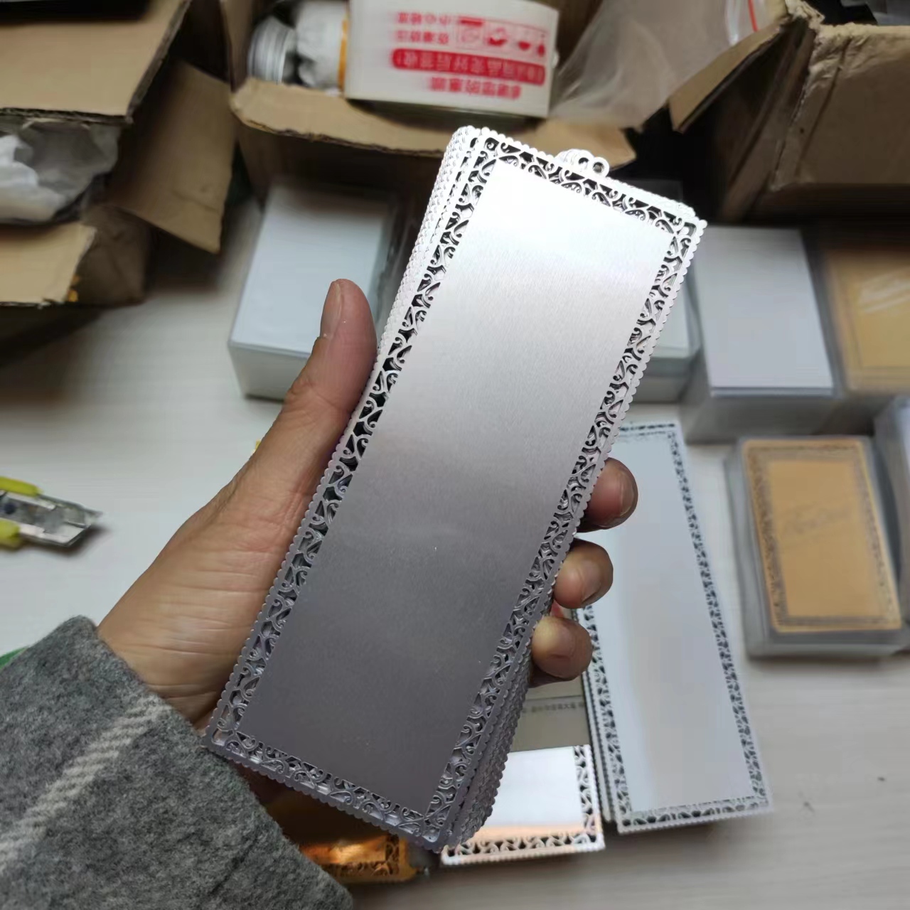 100pcs Blank Sublimation Metal - Puzzle Blank White review and price