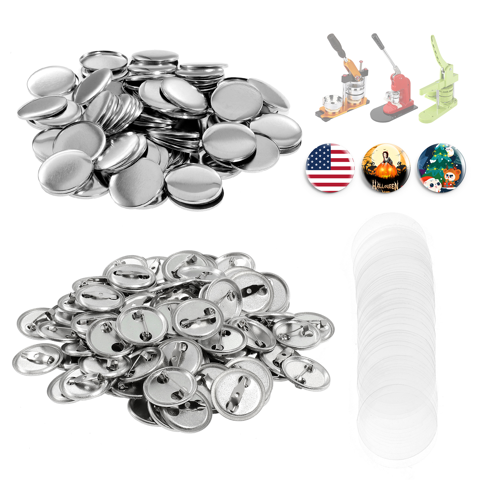 100Pcs Mini DIY Round Mirror M - Button Badge Blank review and price
