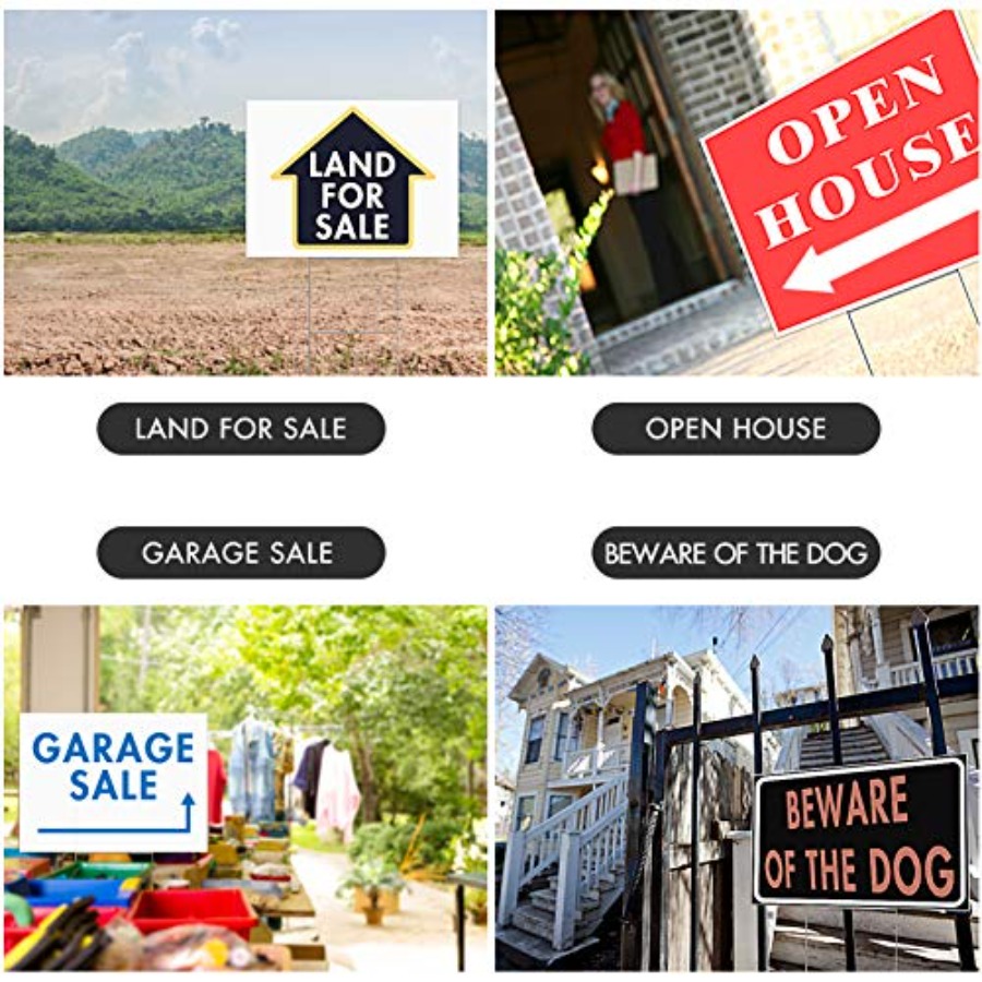 22Pcs Blank Yard Signs with St - Yard Sign Blank review and price