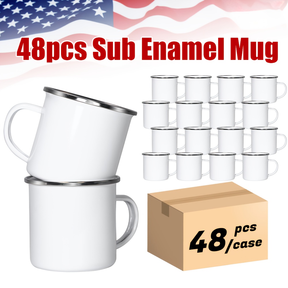 48pcs 11.83oz Sublimation Whit - Sublimation Mug White review and price