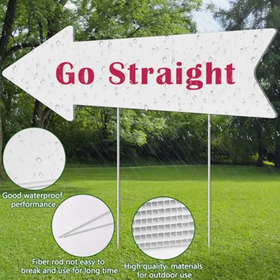 Directional Arrow Signs with S - Yard Sign Blank review and price