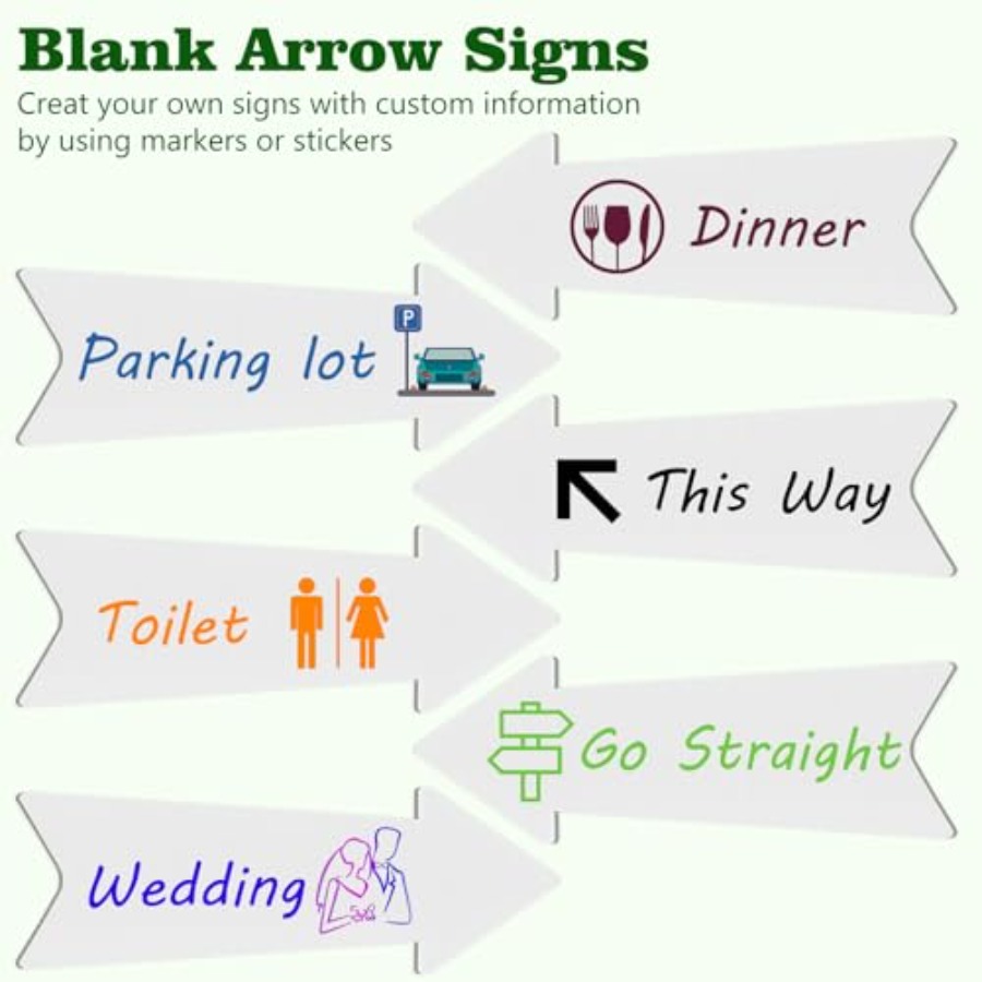 Directional Arrow Signs with S - Yard Sign Blank review and price