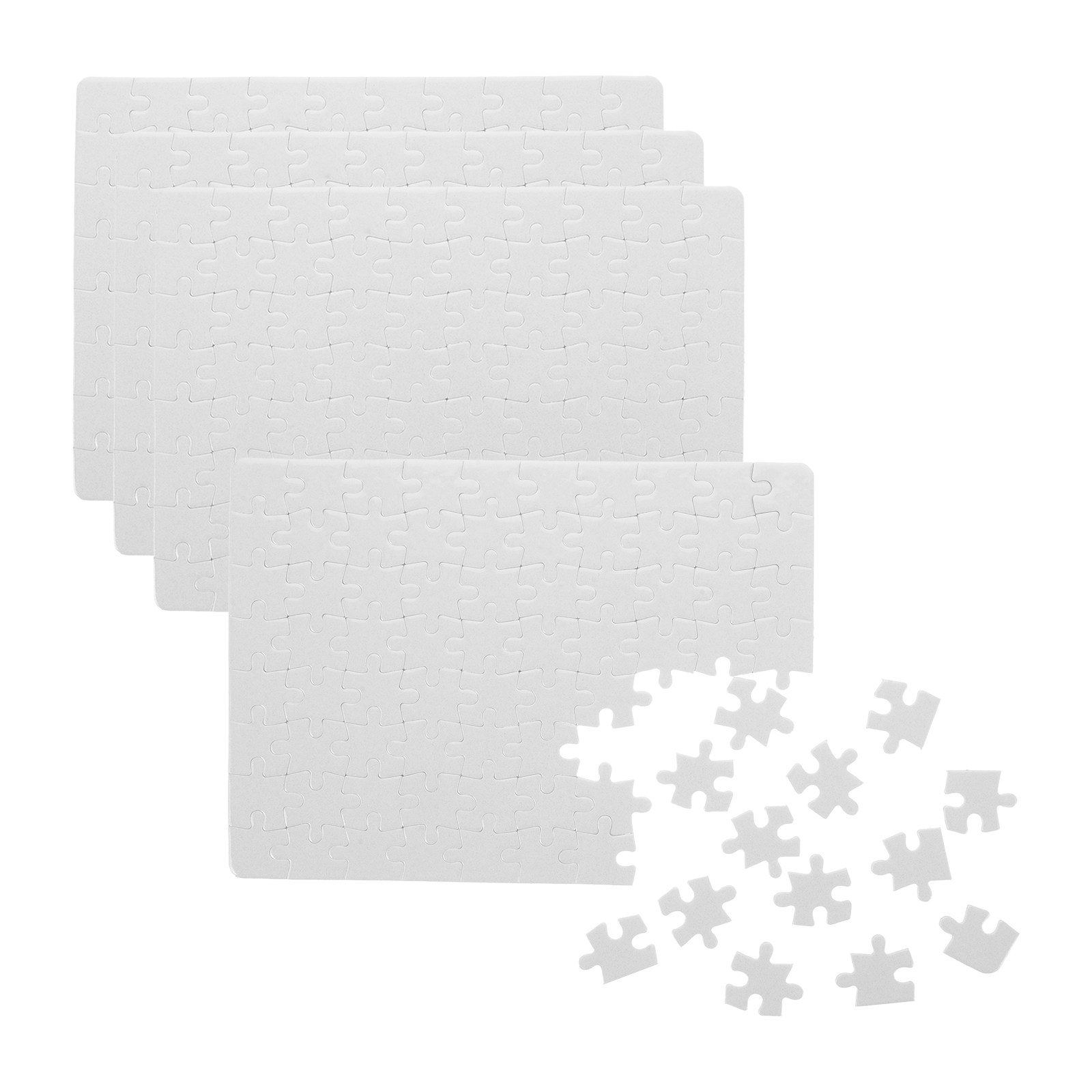 4 Sheets Sublimation Blank Puz - Puzzle Blank White review and price