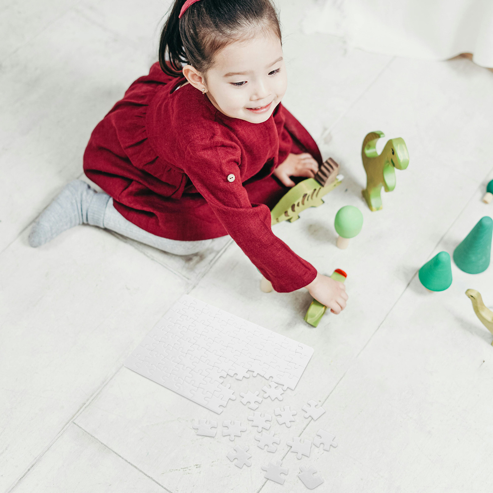 4 Sheets Sublimation Blank Puz - Puzzle Blank White review and price