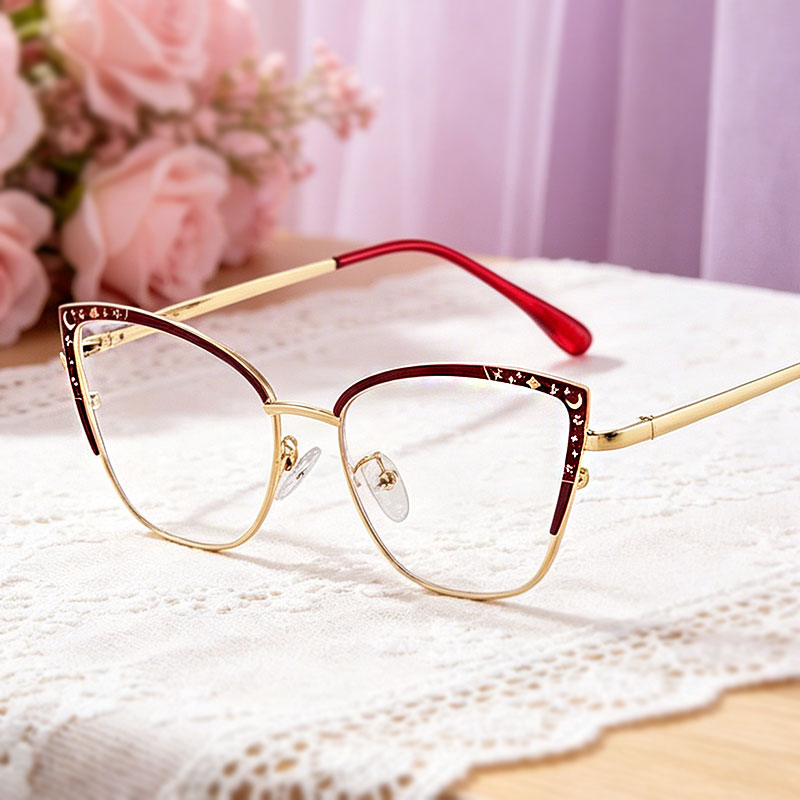 New Cat Eye Reading Glasses Wo - Metal Photo Panel review and price