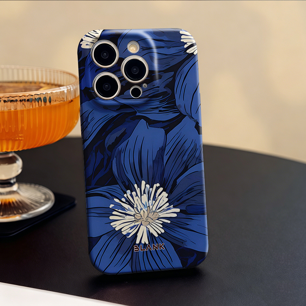 Blue and Green Floral Print Fo - Phone Case Blank Print review and price