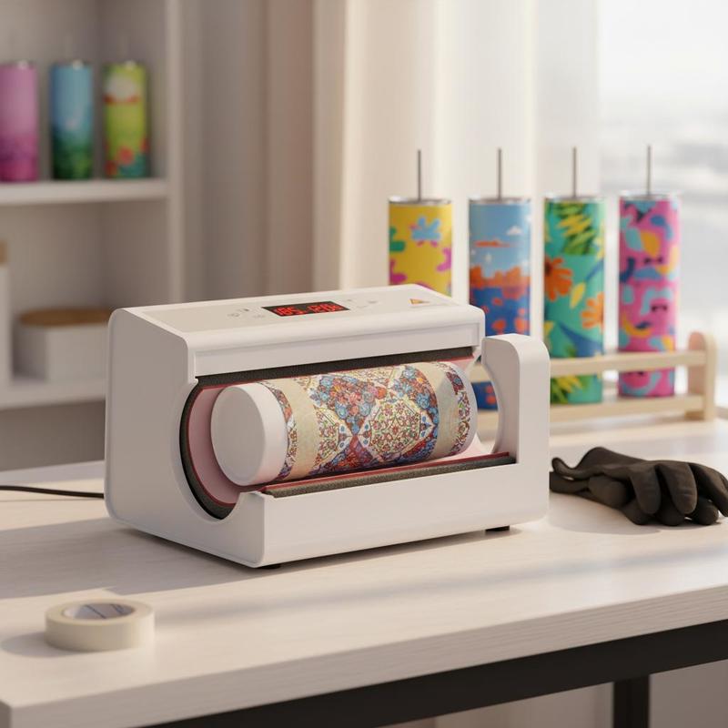 Auto Tumbler Heat Press Machin - Sublimation Mug White review and price