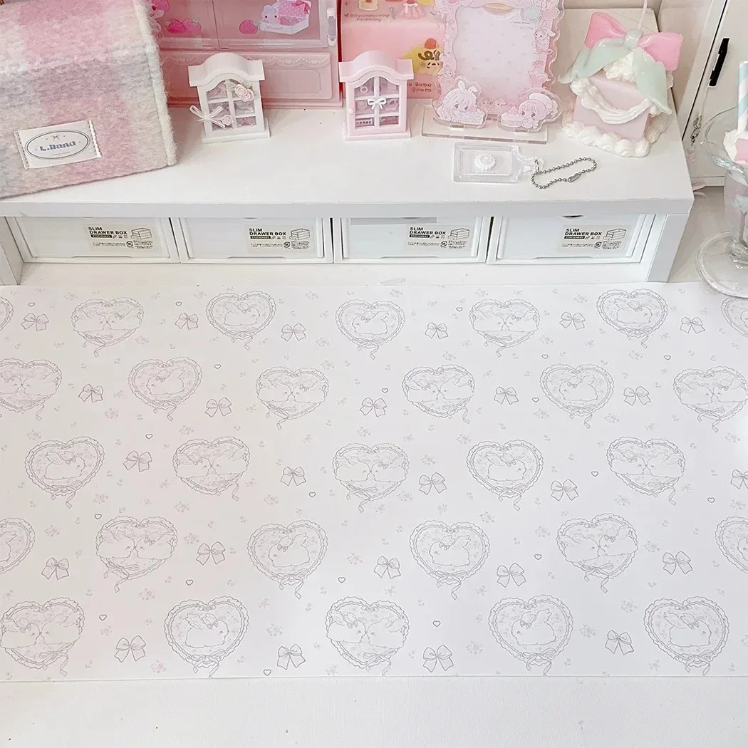 Kawaii Pink Rabbit Girl Heart  - Mouse Pad Blank Sublimation review and price
