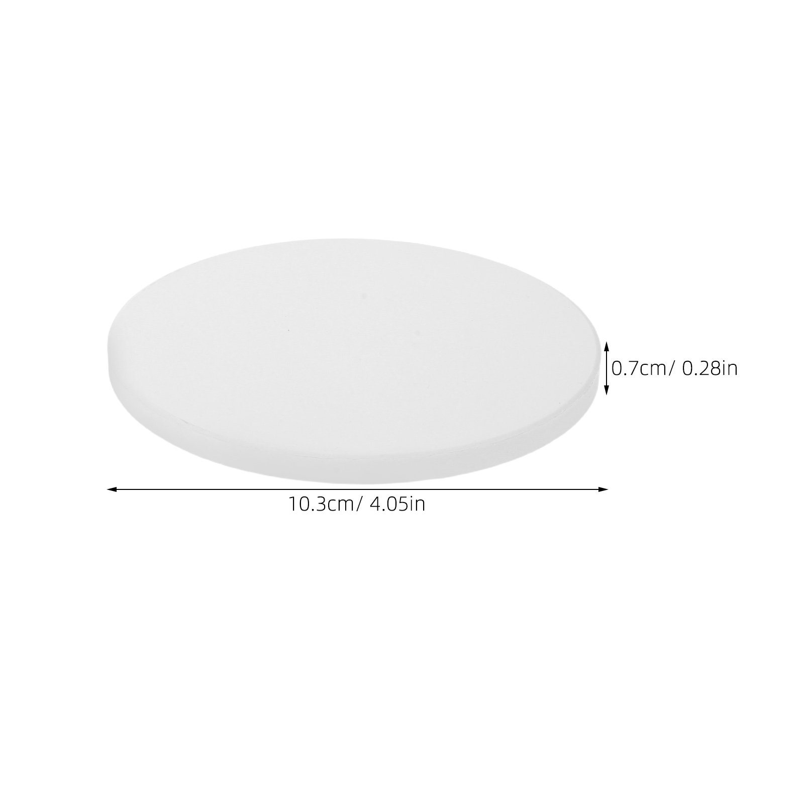 12Pcs White Round Ceramic Coas - Coaster Sublimation Blank review and price