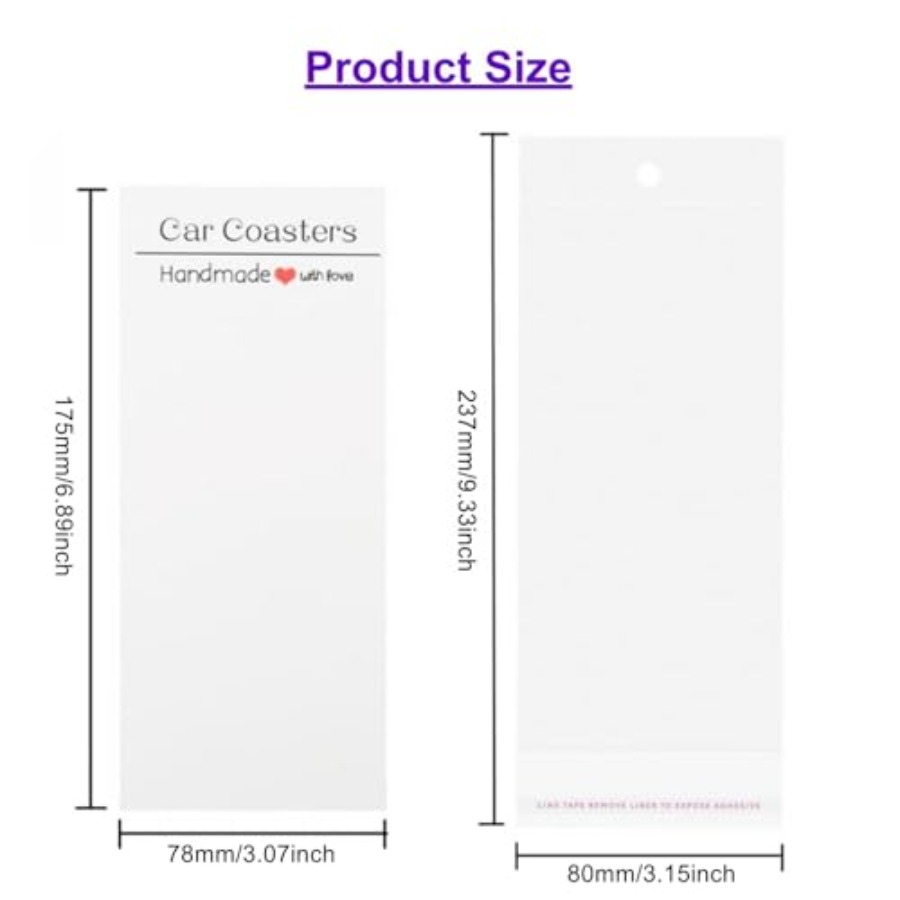 Sets Car Coaster Packaging for - Coaster Sublimation Blank review and price
