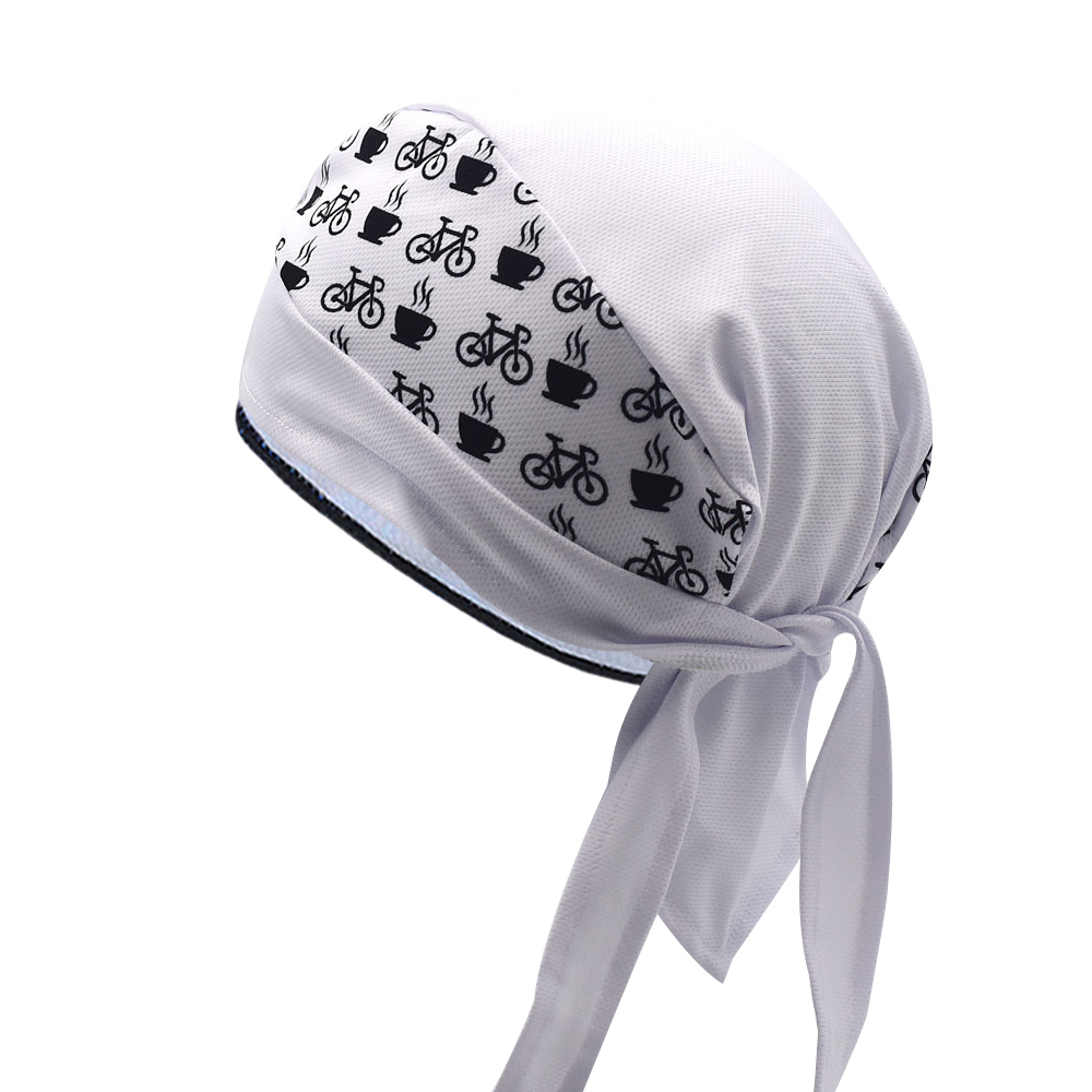 Classic Men White Cycling Cap  - Bandana Blank White review and price