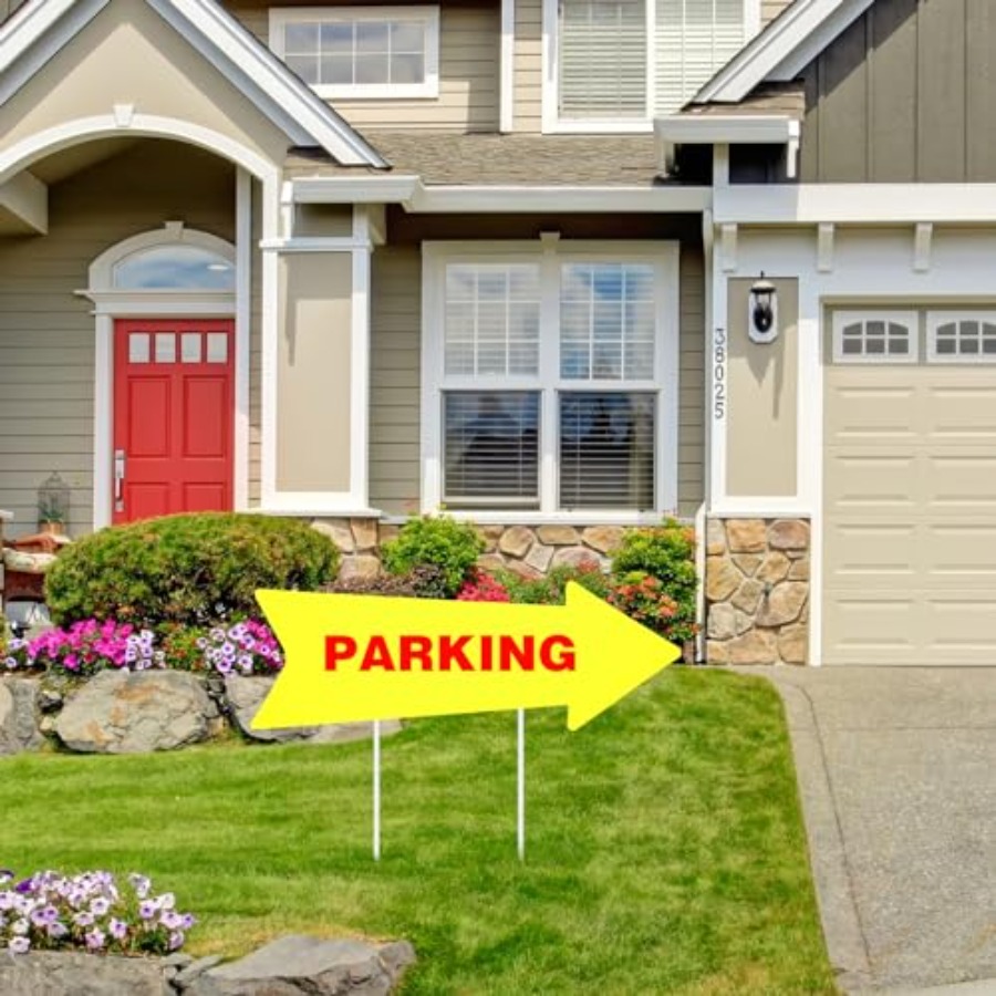 12 Pcs Arrow Signs with Stakes - Yard Sign Blank review and price