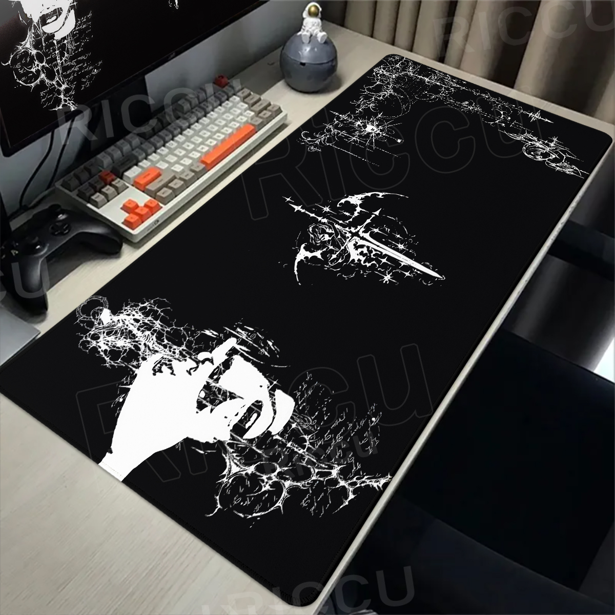 Cool Sword Art Desk Mat Large  - Mouse Pad Blank Sublimation review and price