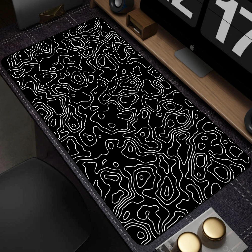 Large Black and White Art Mous - Mouse Pad Blank Sublimation review and price