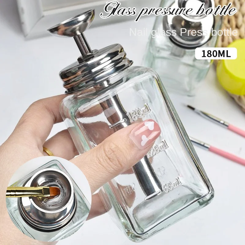 Nail glass bottle press funnel - Water Bottle Blank review and price